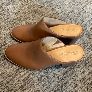 Madewell heeled mules 7.5